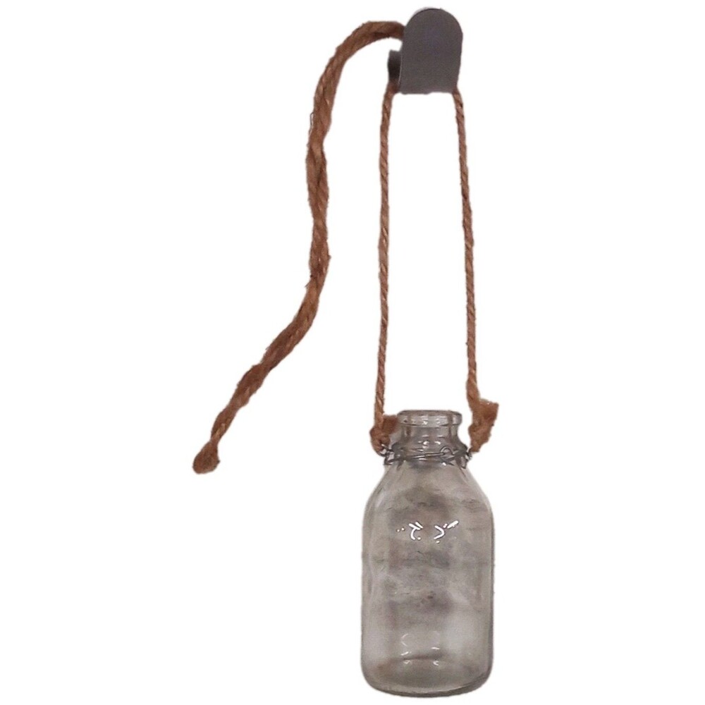 Miniature Hanging Milk Jug Twine Hanger Great Decor Farmhouse